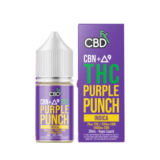 THC Purple Punch Indica Vape Juice In Pakistan.