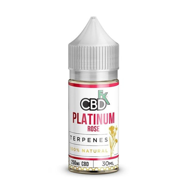 250mg TERPENES OIL - PLATINUM ROSE 30ML - cbdFX.PK